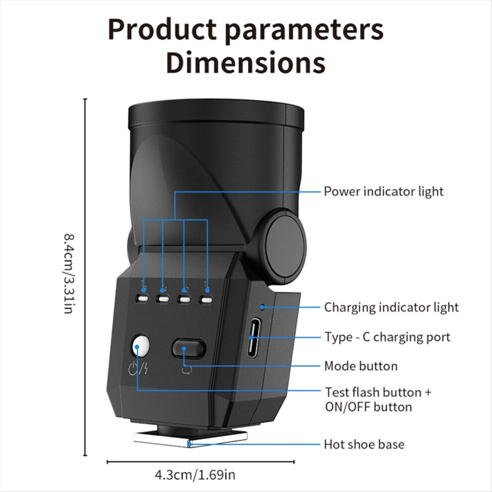 Light Universal Retro Mini Flash Micro-Single Camera External Top Hot Shoe Small Photography Fill Beauty
