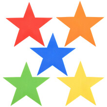 10St Pentagram Spot Markers Voor Snelheid En Behendigheid Training