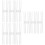 9St Eenvoudige Plastic Poppenstandaards Wit Voor Figuur Display 9