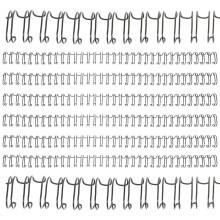 200St Ijzeren Ringsluiting Zwart Voor Notebook En Losse Bladen Binding