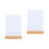 2St Praktisch Herbruikbaar Whiteboard Met Stijlvolle Basis, Wit 8