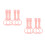 8St Baby Loopringen Roze Van PP Lichtgewicht En 7