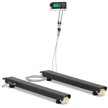 Gewichtsbalken - HELLOSHOP26 - 2500 kg - 100 x 10 cm - Präzision 0,5 kg - LCD-Display