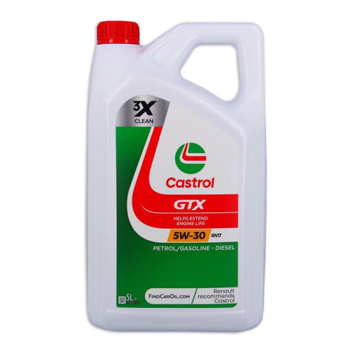 Castrol GTX 5W-30 RN17 - 5L H 4A - 15F6E5