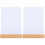 2St Praktisch Herbruikbaar Whiteboard Met Stijlvolle Basis, Wit 6