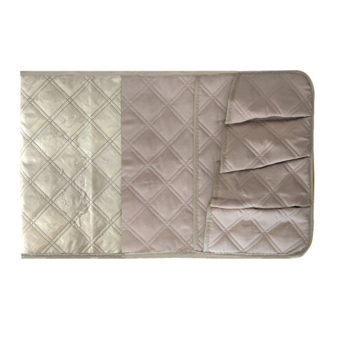2St Beige Multifunctionele Opbergtas Voor Bed En Sofa Met Mesh 1