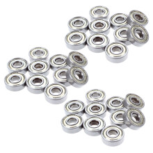 30 Stk. Kugellager Miniatur Rillenkugellager 608 ZZ 8 x 22 x 7mm Bearing Stahl