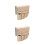 2St Beige Multifunctionele Opbergtas Voor Bed En Sofa Met Mesh 6