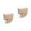 2St Beige Multifunctionele Opbergtas Voor Bed En Sofa Met Mesh 4