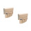 2St Beige Multifunctionele Opbergtas Voor Bed En Sofa Met Mesh 9
