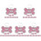 40St Zinklegering Roze Botvorm Pet Id Tag En 3