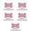 40St Zinklegering Roze Botvorm Pet Id Tag En 8