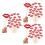 60St Lippen Decor Props Papieren Selfie Feestprops 8