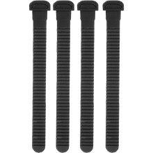 8St Vervangbare Zwarte PVC Gespen Voor Roller Skate Schoenen