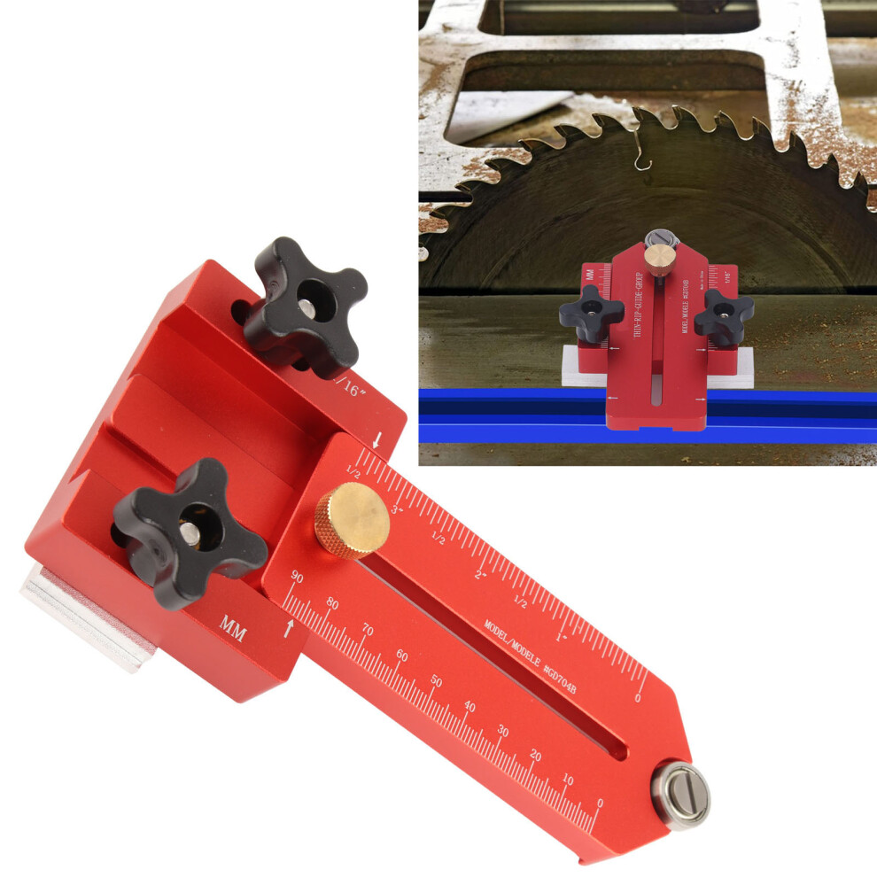Easy-To-Use Thin Rip Jig With Roller For Table & Router Saws 7651371575234