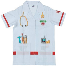 KLEIN - Blusa de médico em tecido com padrões impressos