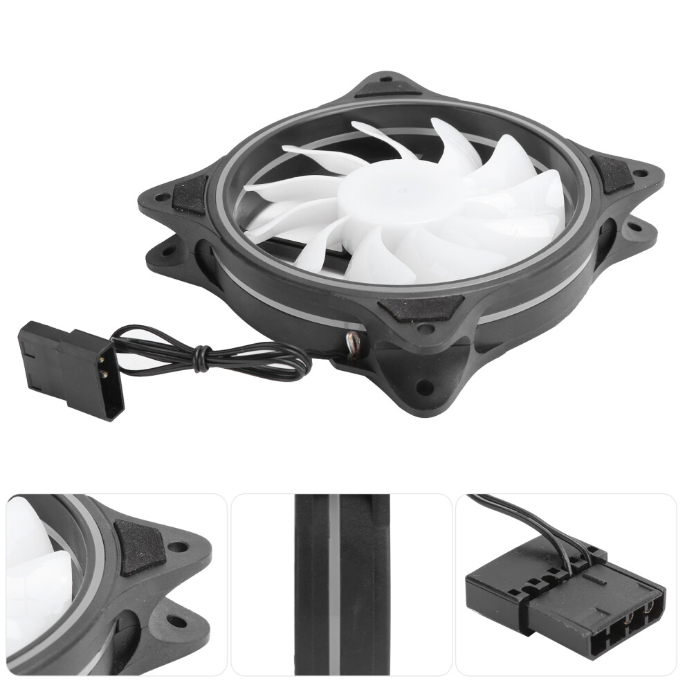 Computer Fan With 11 Blades - Large Air Volume Low Noise Cooling Black 7901378940222