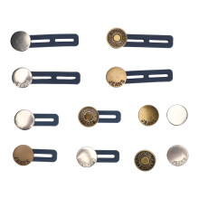 Pants & Skirt Button Extenders 12Pcs Alloy Silicone Soft Ring Set Detachable
