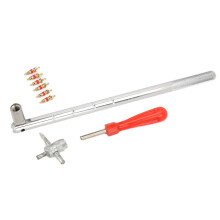 4-in-1 Stainless Steel Valve Stem Removal Tool Kit, Corrosion Resistant