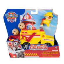 Figurine Rubben - Fahrzeuge + 2 Projektile - ab 3 Jahren - Feuerrettung - Die Pat'Patrouille