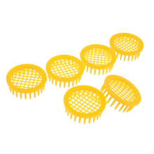 6PCS Plastic Round Needle Queen Bee Cage Beekeeping Rearing Tool Suppl