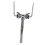 Double Tom Holder Hardware Double Tom Arm Clamp for Studio Drummers Ex 1