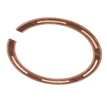 Guitar Soundhole Decal Ring Sticker, Maple & Rosewood, 135mm