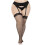 Oberschenkelhoher Netzstoff mit 7,6 cm Stretch 1