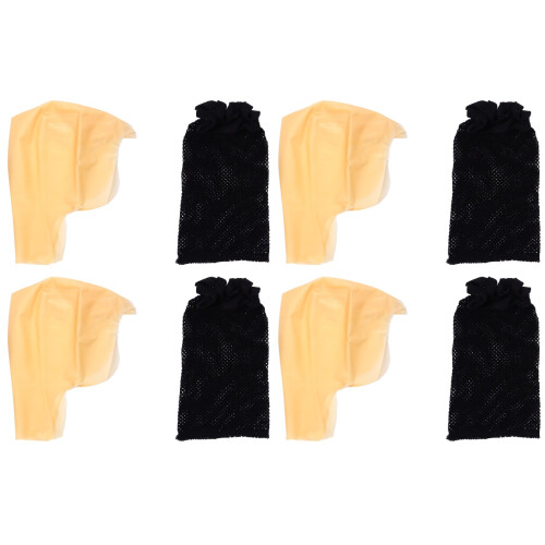 8Pièces Casquettes Chauves Latex Pour Multi Usage Cosplay 1