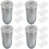 4Pièces Mini Gris Plastique Rangement Organisé 7