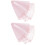 2Pièces Voile De Double Couche Usage Décoration 5