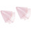 2Pièces Voile De Double Couche Usage Décoration 4