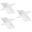 3Pièces Supports De Lecture Acryliques Blancs Pour Et Maison 9