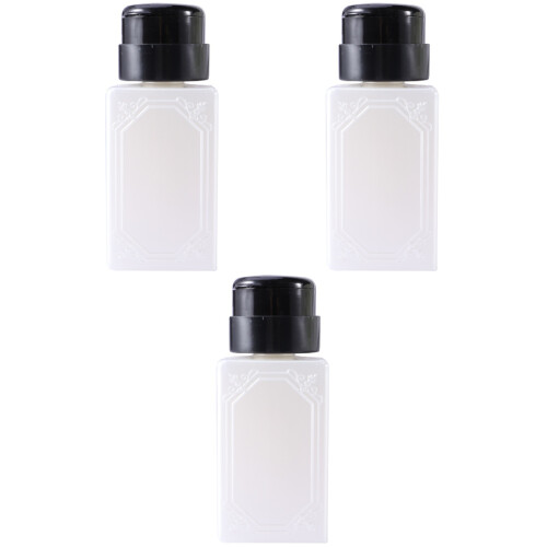 3Pièces Flacons Vernis À Ongles Blancs, Plastique, Usage Voyage 2