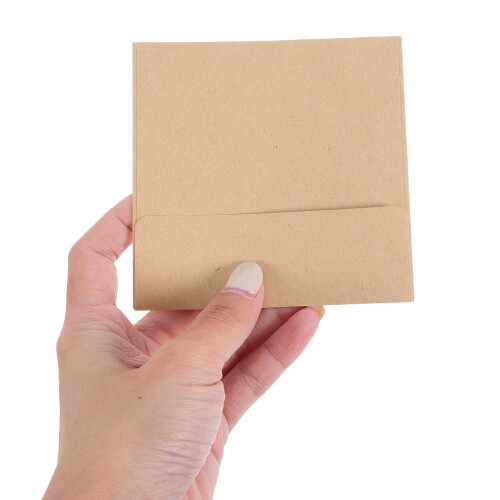 400Pièces Petits Sachets Kraft Khaki Robustes Pour Usage 2