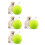 4Pièces Géantes Tennis 24Cm Animaux 6