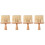 4Pièces Brosse Nettoyage Instruments Et Claviers Khaki 4