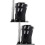 2Pièces Étagère De Rangement Noir Multi-Slots Pour Couteaux Ciseaux 7