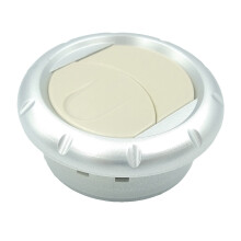 2Pièces Déflecteur D'air Rv Argenté ABS Ventilateur Facile