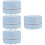 4Pièces Mini Aspirateur De Table Bleu ABS Fil 8