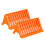 6Pièces Racks Drain Verre Support Séchage Laboratoire Orange Durable 2