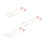 6Pièces Brosse Durable Silicone Rose Nettoyage Gobelets 6