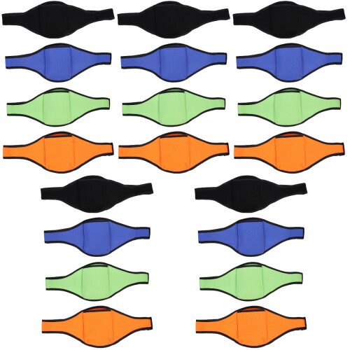 20Pièces -Micro Ceinture Confortable Noir En Tissu Néoprène 2