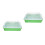 2Pièces Plateau Pousses Vert Plastique Couvercle Hydratant 7