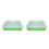 2Pièces Plateau Pousses Vert Plastique Couvercle Hydratant 4