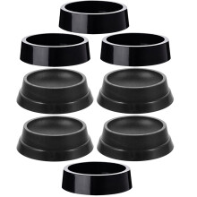 40Pièces Patins Roulette Caoutchouc Noir Protection Sol Maison