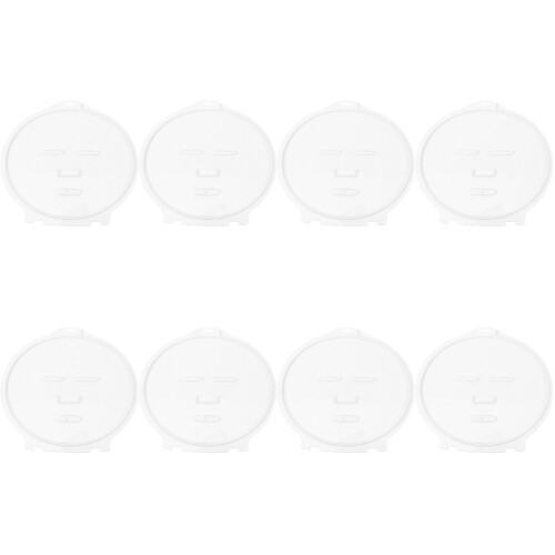 8Pièces Gabarits Masques DIY ABS Usage Salon 1