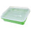 2Pièces Plateau Pousses Vert Plastique Couvercle Hydratant 10