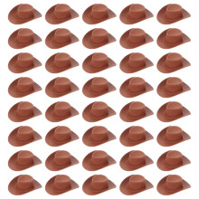 200Pièces Mini Chapeaux Marron Pour Artisanat Et Décoration Poupées