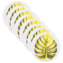 1Ensemble Stickers Anti-Dérapants Jaune En Peva Pour Salle De Bain